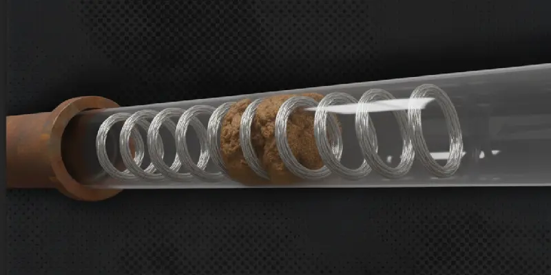 Servicios de desazolve, destapando una tuberia con la maquina hidrojet en Leòn GTO