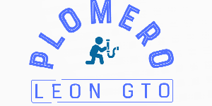 Logotipo de plomeria y drenajes León Guanajuato